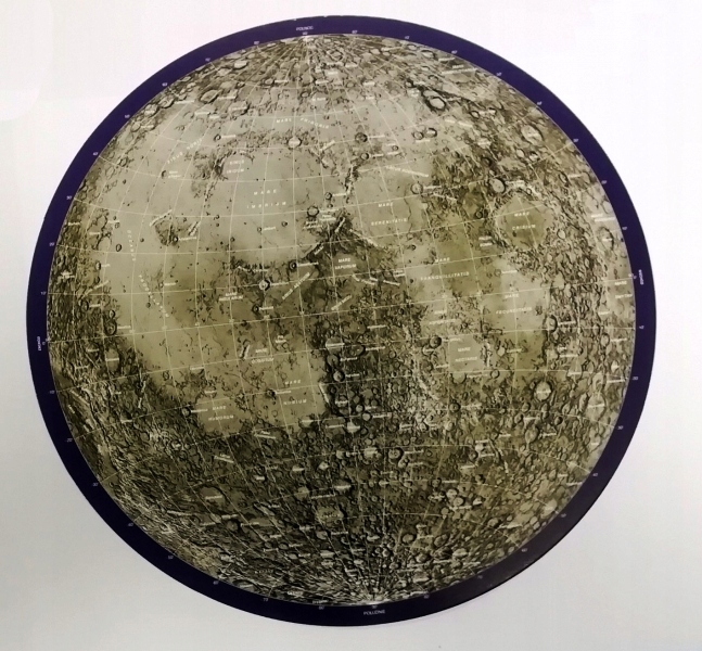 

Mapa Księżyca obserwacyjna fi=30 cm, wodoodporna