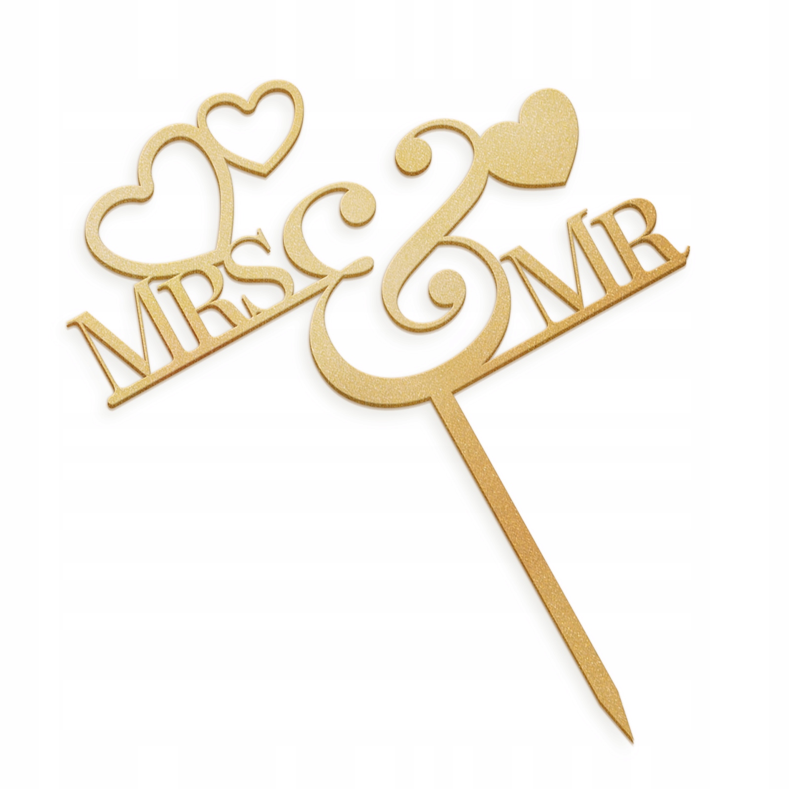 ślub TOPPER na TORT BIAŁY wesele napis ROCZNICA Rodzaj topper