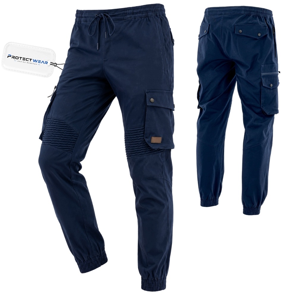 Pracovní kalhoty joggery s elastickými strečovými kapsami bavlna Bozp vel. 3XL