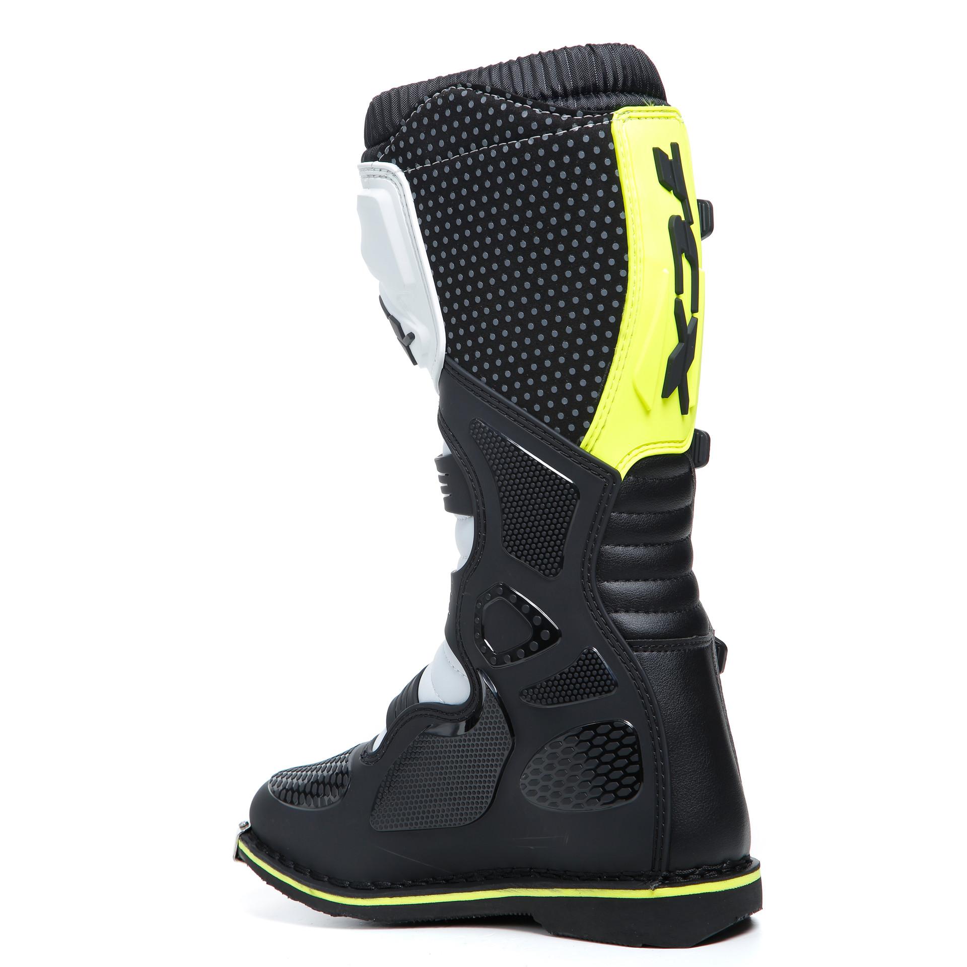 Buty Crossowe TCX X-Blast Białe/Żółte-Fluo 44 Typ Cross / Enduro