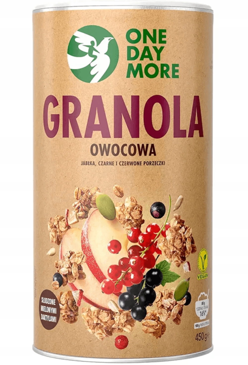 One Day More Granola 450g Owocowa - TUBA
