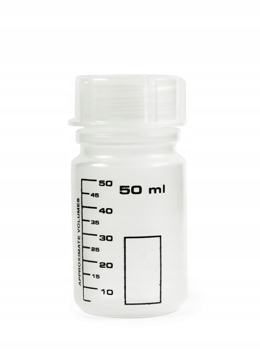 

Butelka z nakrętką z Pp skala czarna 50 ml