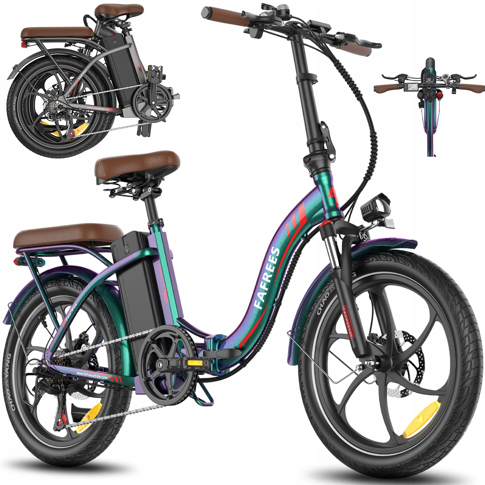 20" Skládací Elektrokolo Fafrees F20+PRO 250W 25Ah 150KM Dámské/Pánské