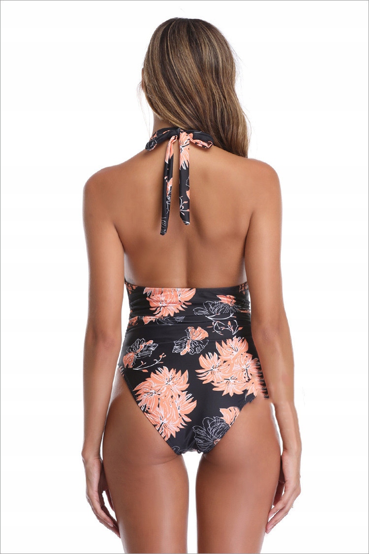 JEDNOCZĘŚCIOWY STRÓJ KĄPIELOWY MONOKINI BOHO / XL Kolor wielokolorowy
