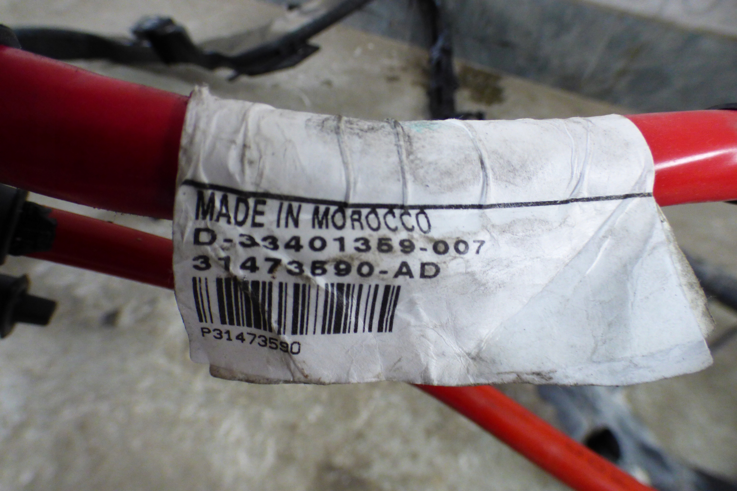 Kabelbaum Schlauch plusowy 31473590 stBDB VOLVO V60 II 2018