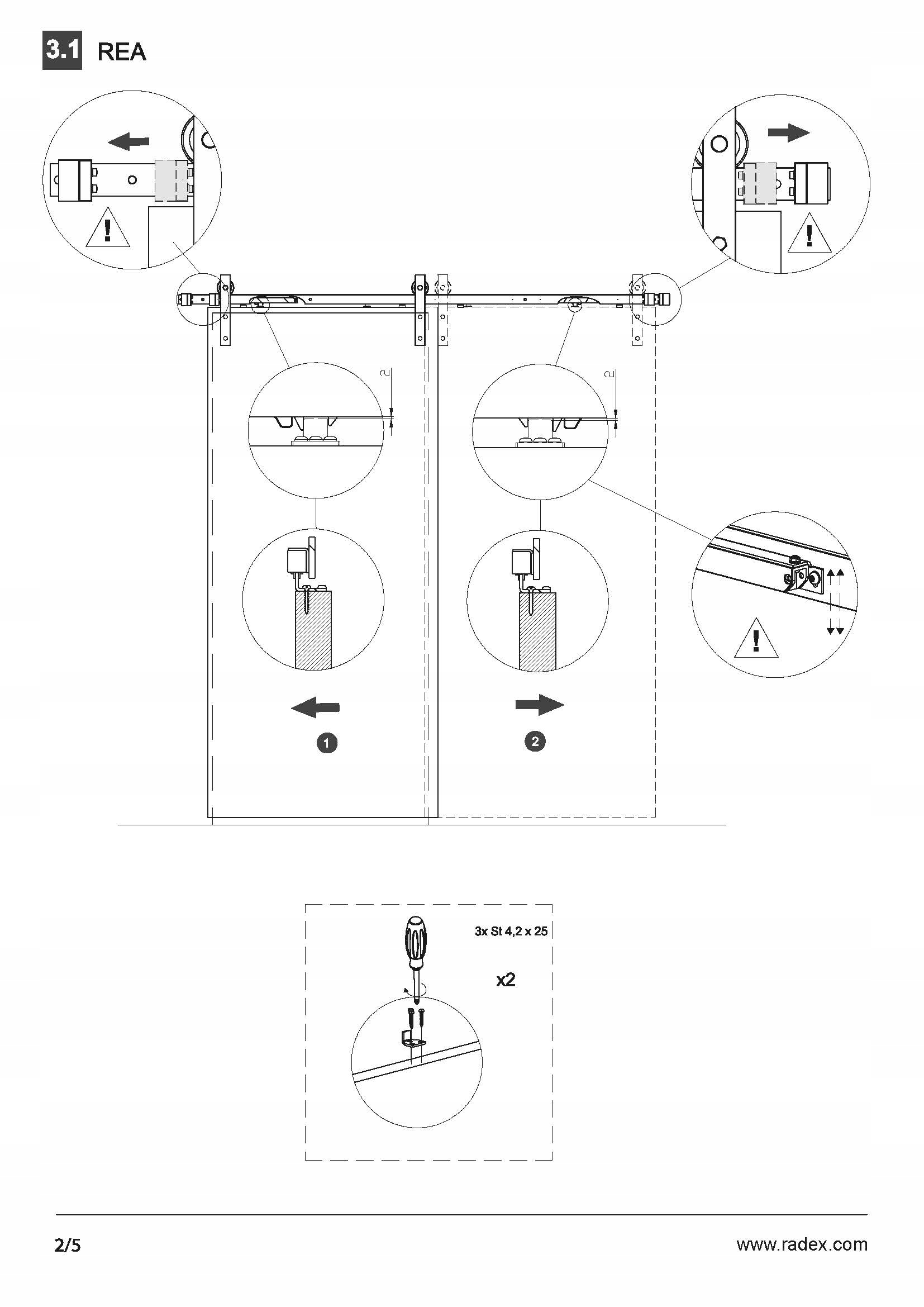DOMYKACZ DESIGN LINE SET 2 SZT (321-053) Stan opakowania oryginalne