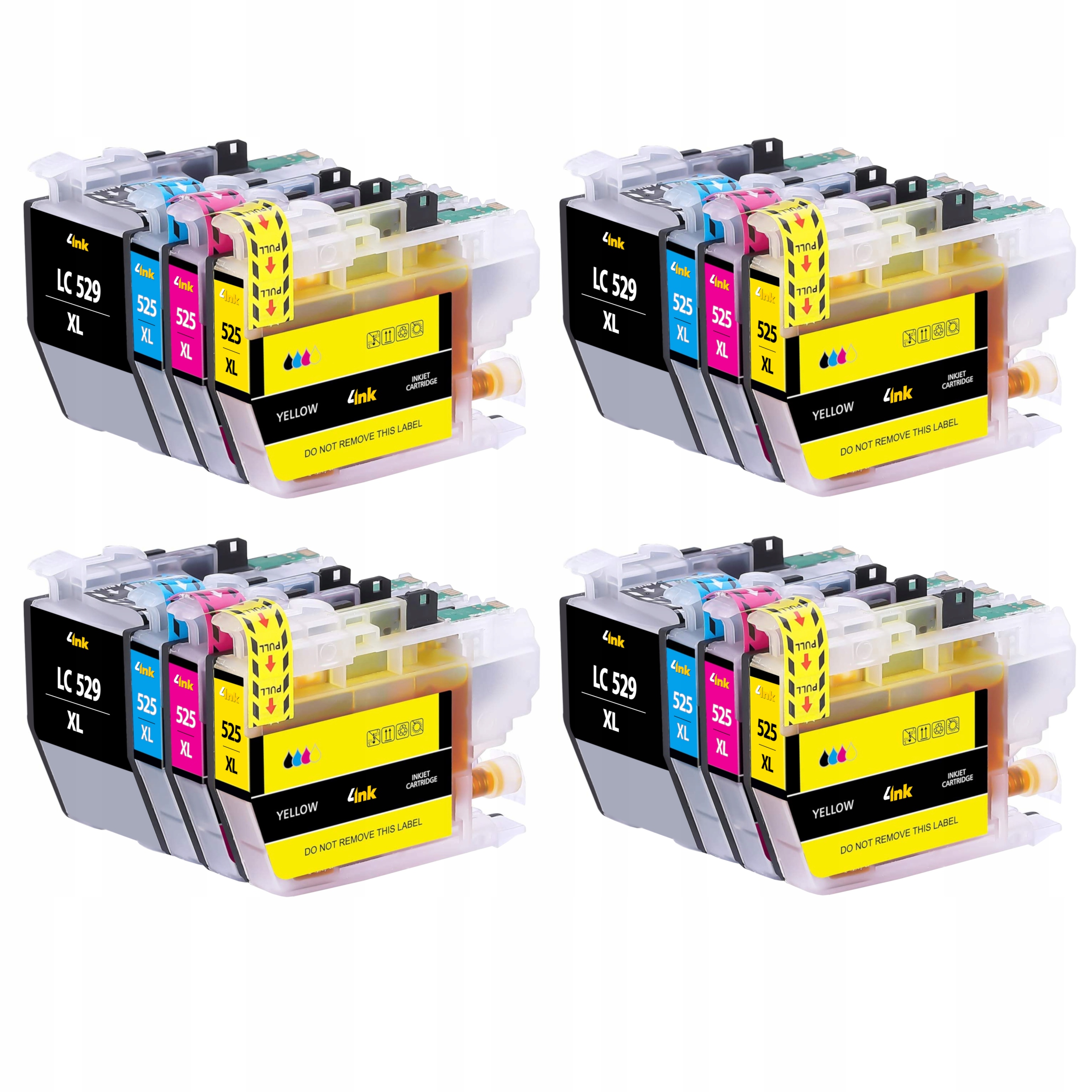 

16x Tusz Do Brother DCP-J100 DCP-J105 MFC-J200 XL