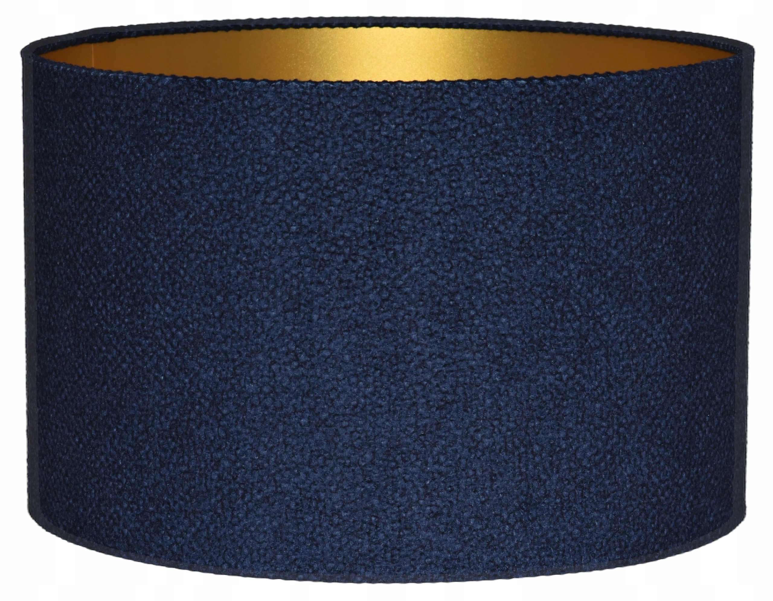 Stínidlo pro závěsnou stojací lampu Válec 30/20 cm E27 Tmavě modrá zlatá Arezzo