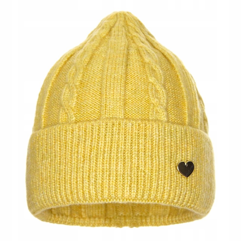 Czapka zimowa damska PATI Żółty