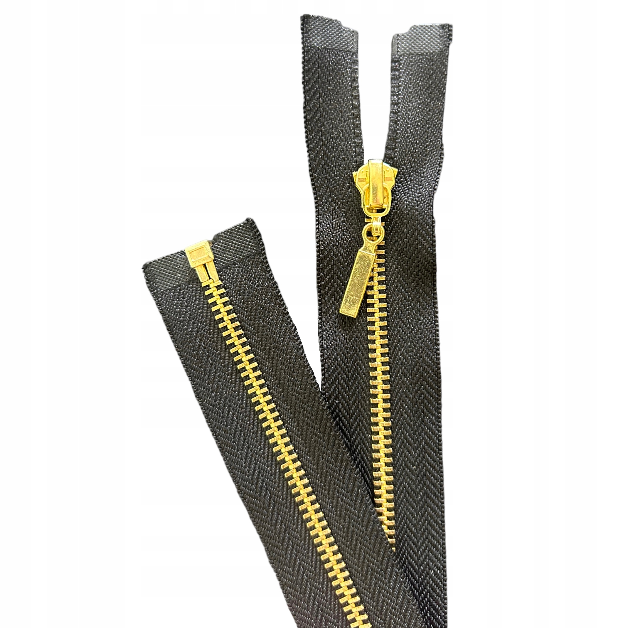 Zamek Cienki Metalowy VT0 55 cm Złoty 1szt.
