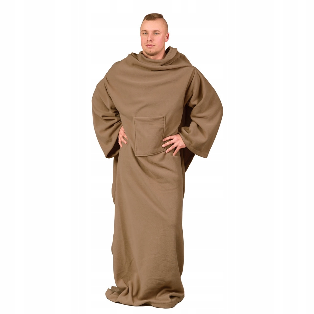 Deka Župan Cappuccino béžová s rukávy