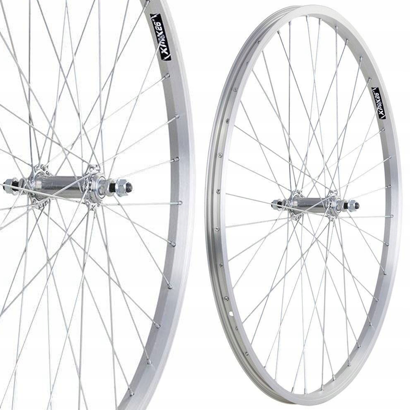 KOŁO ROWEROWE PRZEDNIE OBRĘCZ ALUMINIOWA 24"