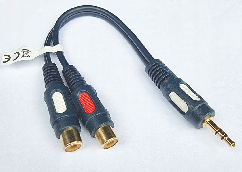 

adapter wt mini jack 2 gniazda rca Vitalco