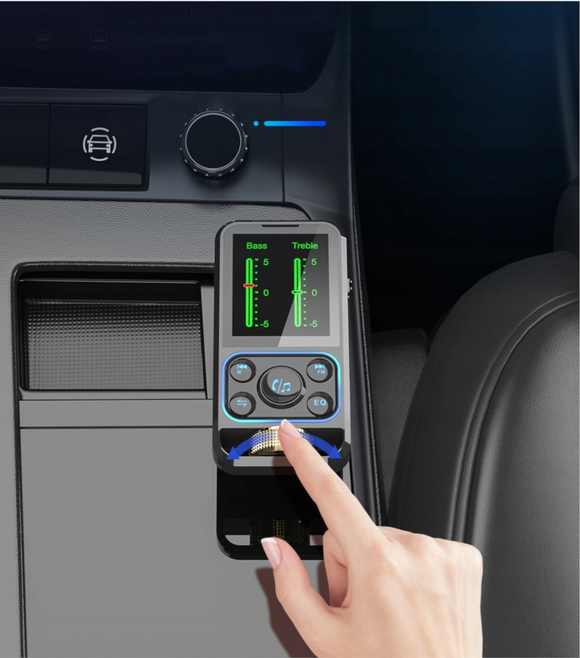 TRANSMITER FM BLUETOOTH SZYBKA ŁADOWARKA QC USB PD Model BC 83