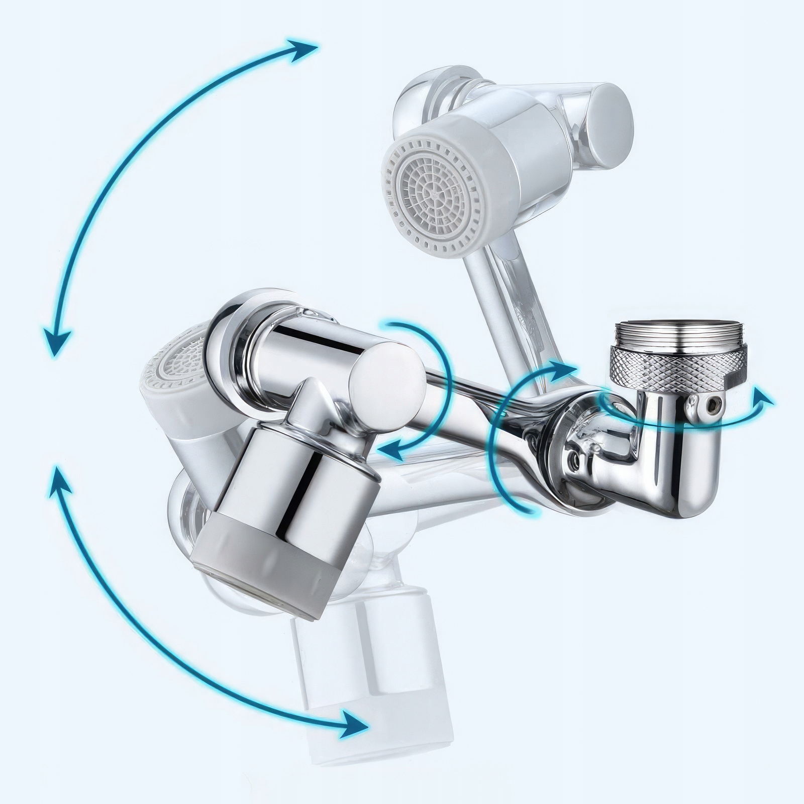 PRZEDŁUŻKA OBROTOWA DO KRANU AERATOR 1080 STOPNI Rozmiar gwintu M22x1