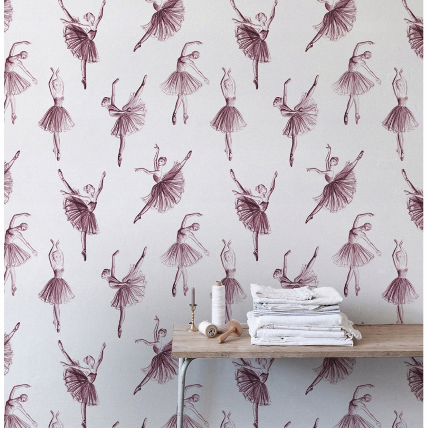 

Tapeta flizelinowa Prima balerina różowa 152x104cm