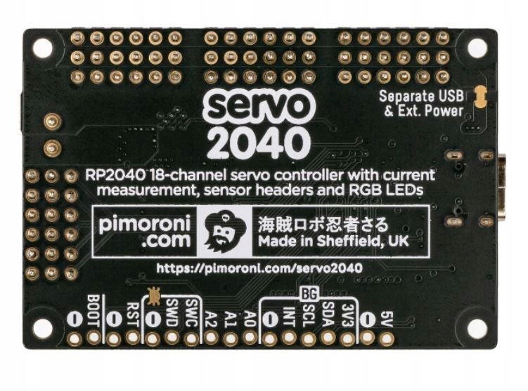 Servo 2040 - 18-kanałowy sterownik serw Kod producenta PIM613
