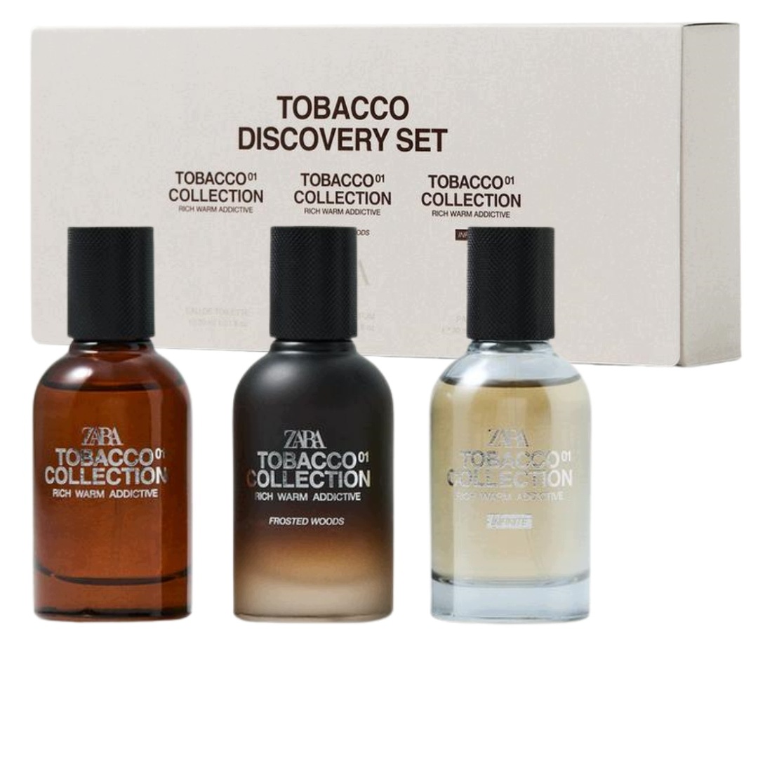Zara Zestaw Discovery Tobacco Collection Rich Warm Addictive Edp 3X30 ML