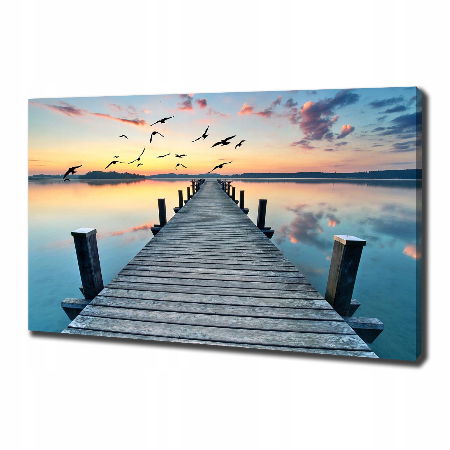 

Foto obraz na płótnie Drewniane molo 100x70 cm
