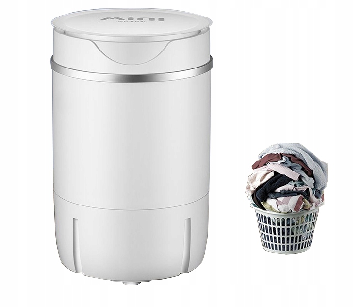 Mini Pralka Domowa Turystyczna Wirówka 4KG 2KG