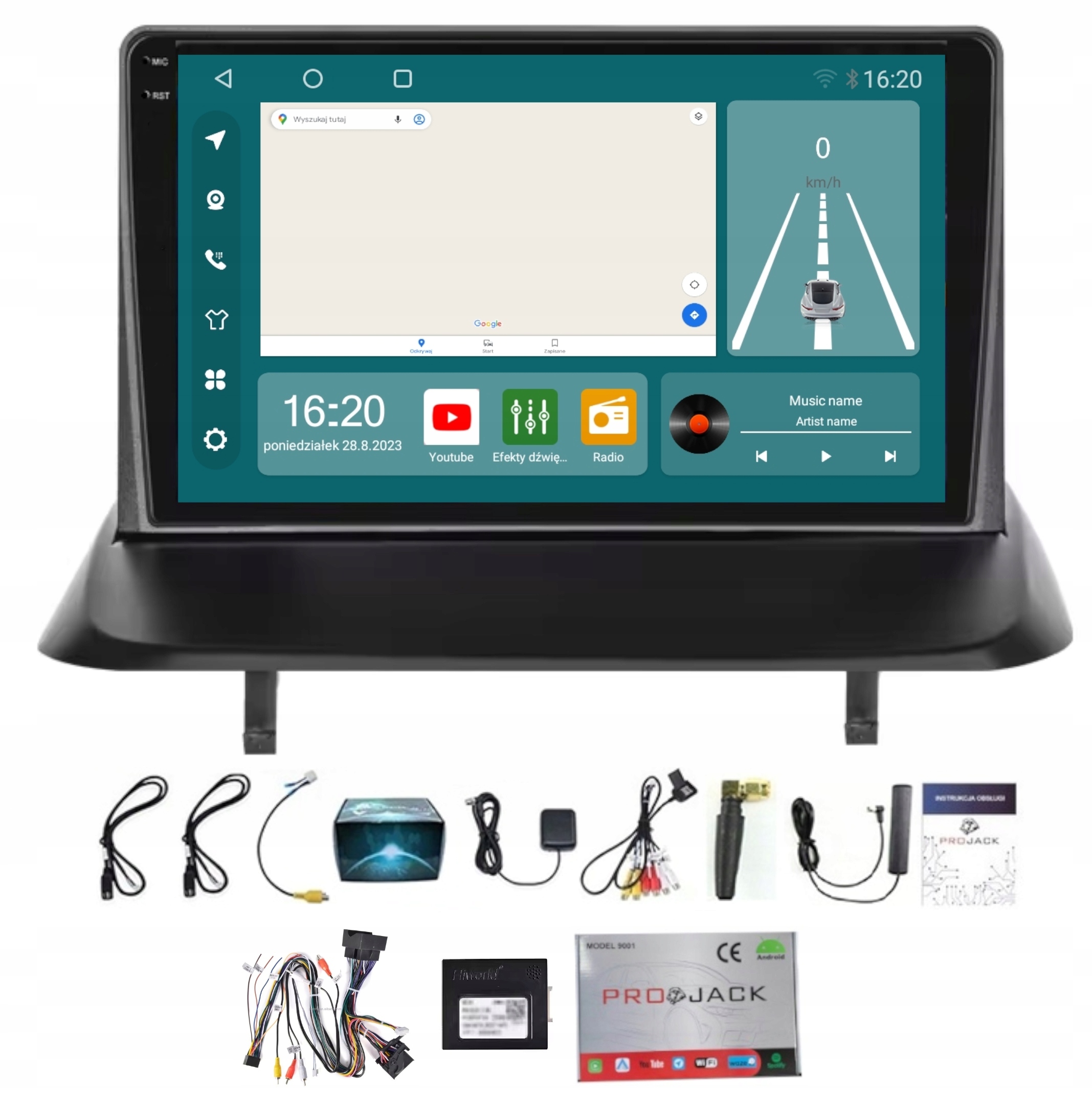 Gps Rádio Peugeot 3008 5008 2009-2016 Carplay Android Auto 8GB 256GB Sim