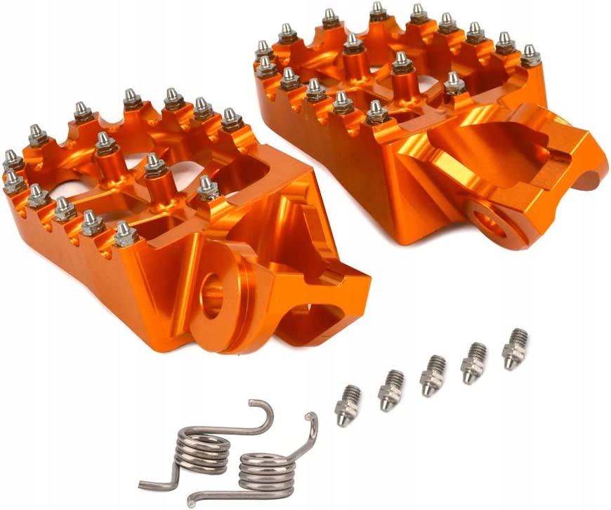 Podnóżki stopki moto JFG RACING pomarańczowe