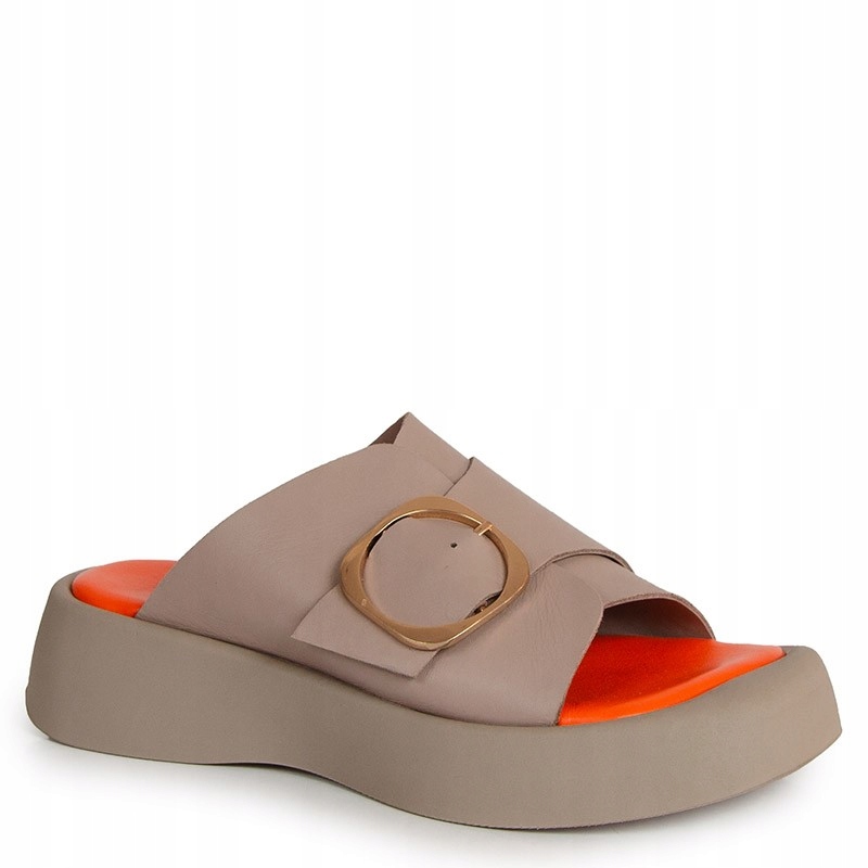 Boccato 629.3732 Béžové Kožené Nazouváky 36