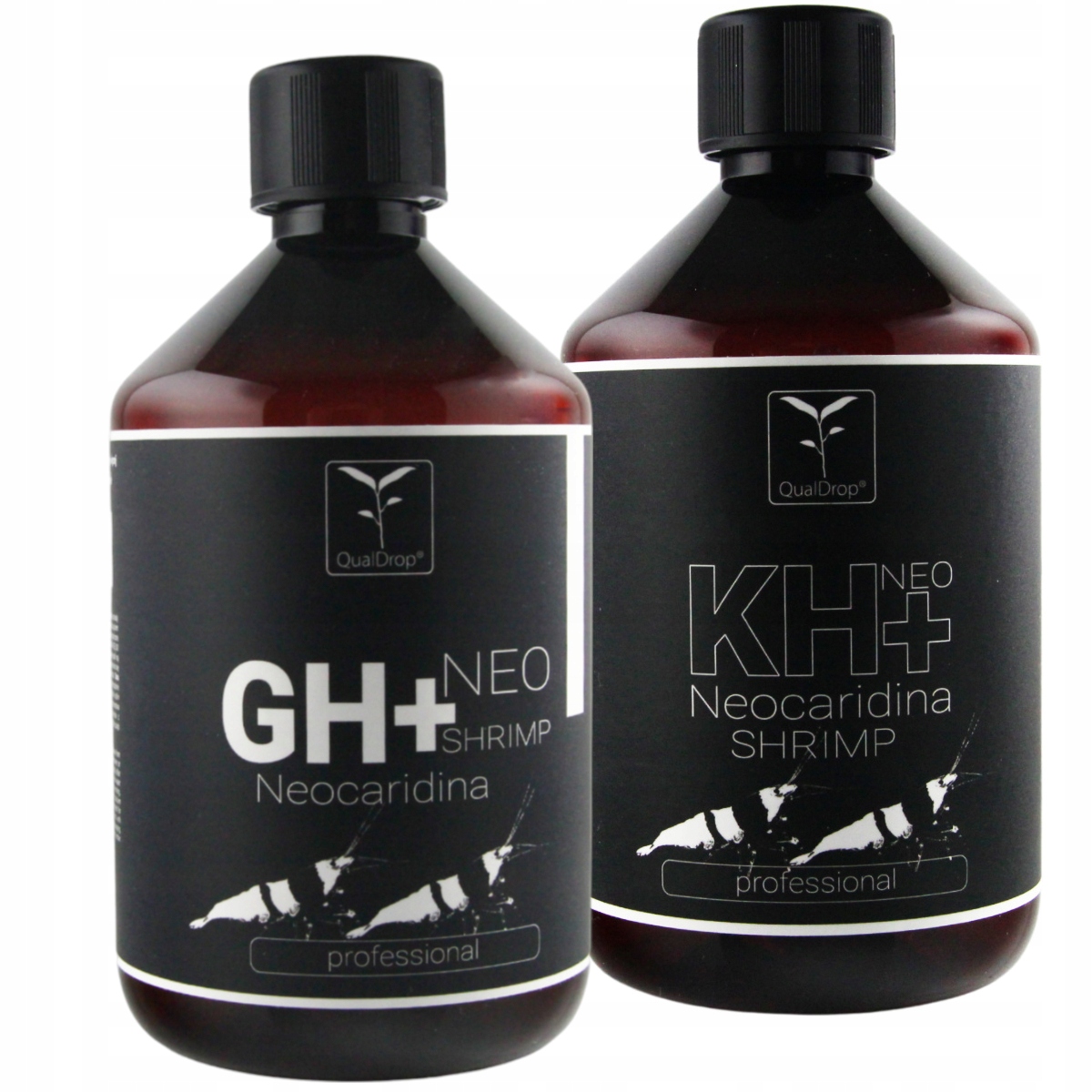 Levně Sada QualDrop Kh+ a Gh+ Neo Mineralizátory vody Ro 2x1000 ml