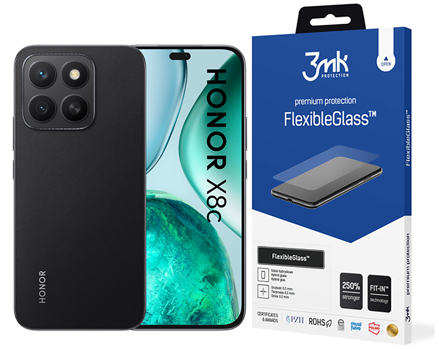 3MK Sklo Flexibleglass pro Honor X8c