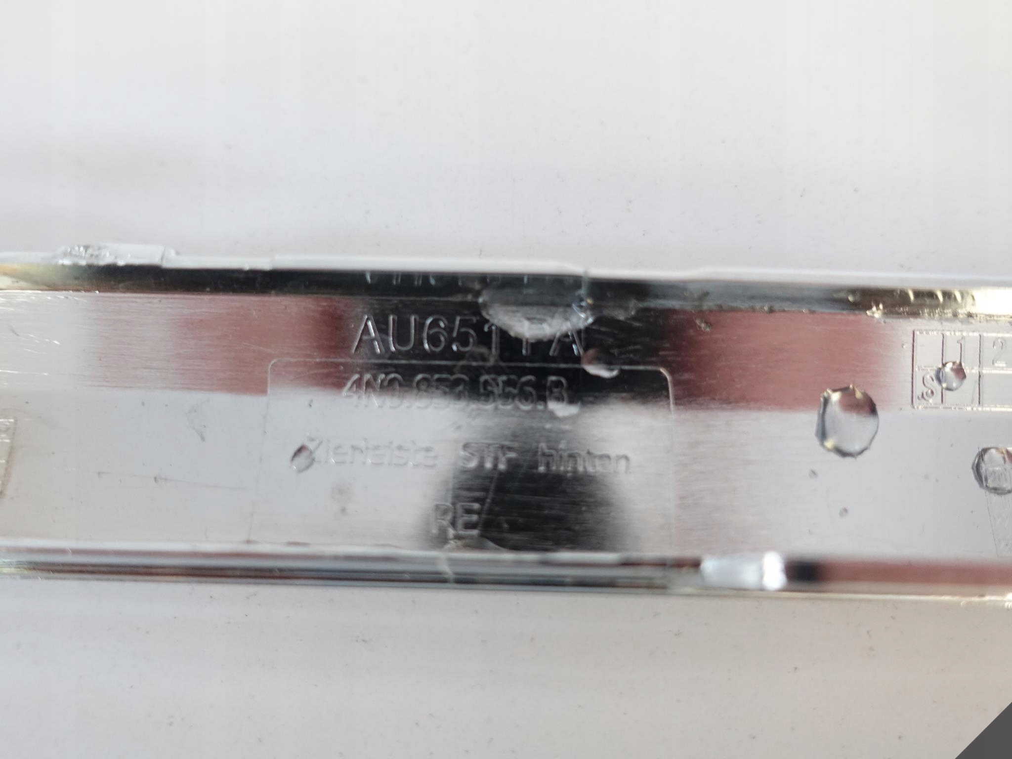 AUDI A8 4N0 D5 LIFT 22- bumper moulding right rear part