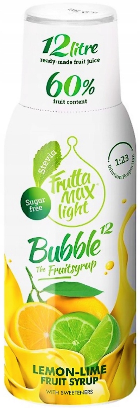 FRUTTAMAX Syrop Cytryna-limonka light 500ml na 12L