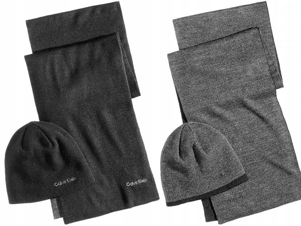 

Komplet zimowy męski czapka szalik Calvin Klein