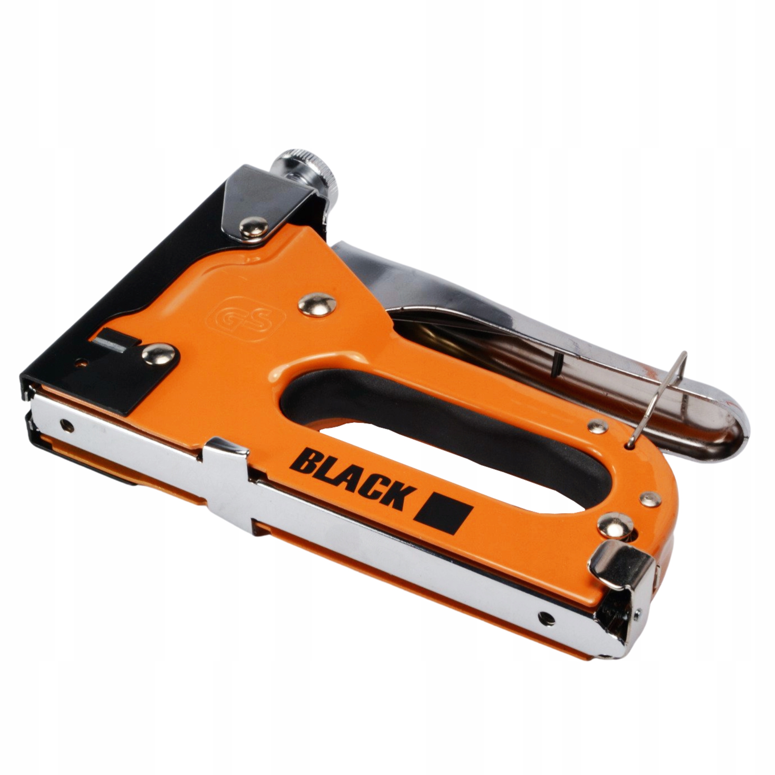 ZSZYWACZ TAKER TAPICERSKI METALOWY + ZSZYWKI 6MM BLACK Zasilanie ręczne