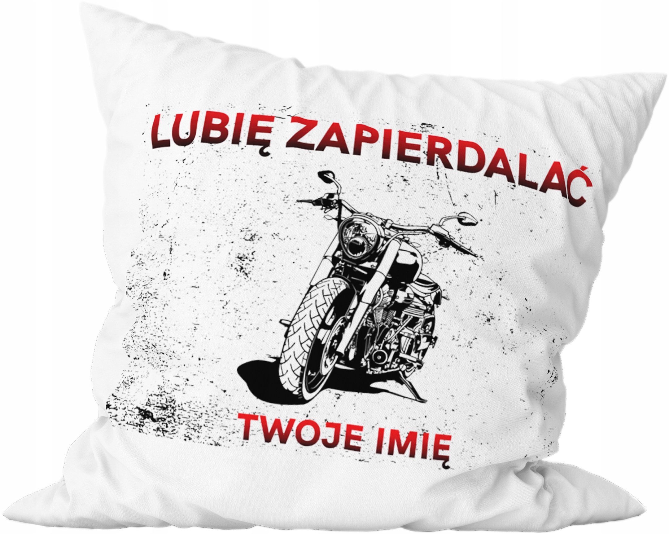 

Poduszka Śmieszna Motor Motocykl Żart+imię
