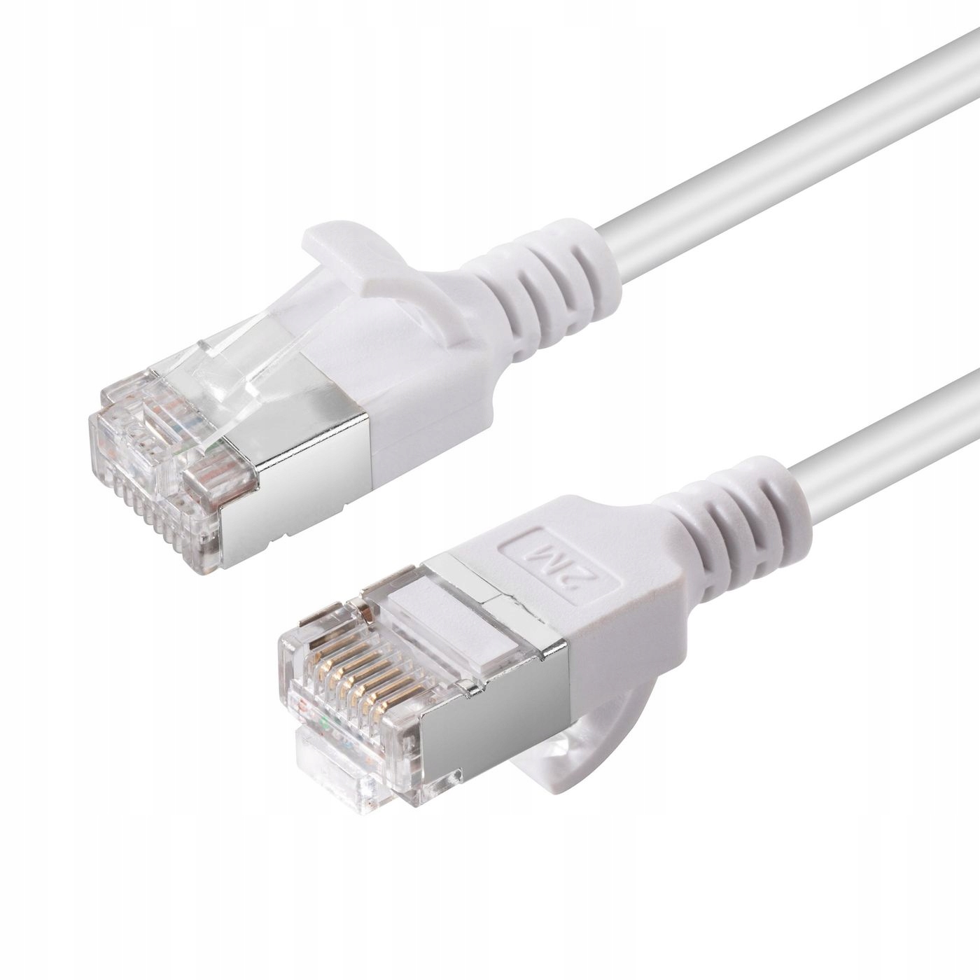 MicroConnect CAT6A U-FTP Slim, LSZH, 2m