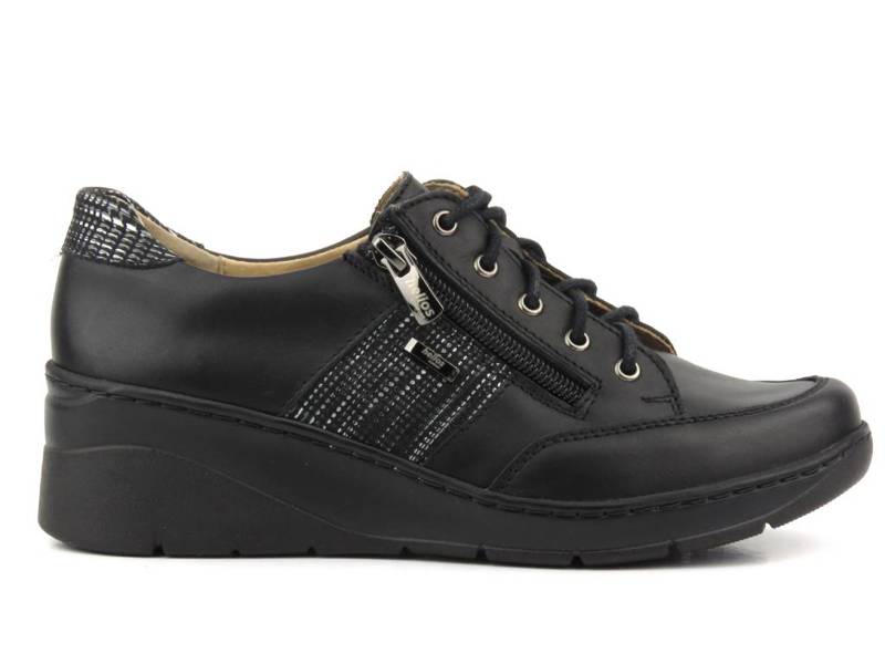 PÓŁBUTY DAMSKIE HELIOS 406 CZARNE KOTURN WYGODNE Rozmiar 39