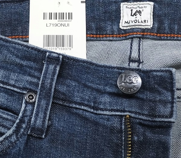 LEE LUKE x NUVOLARI spodnie jeansowe rurki W29 L30 Rozmiar 29/30