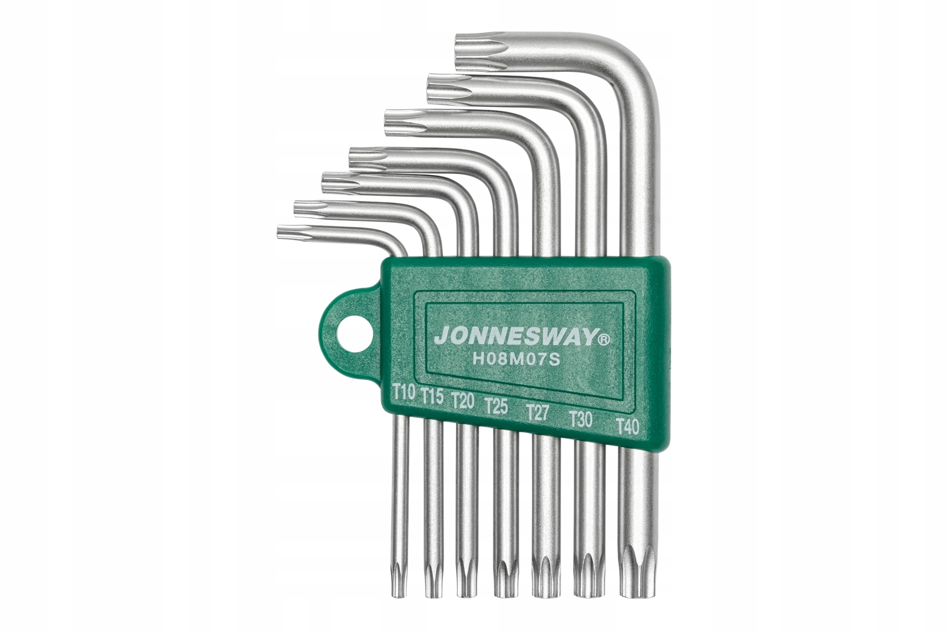 Zestaw 7szt. kluczy wpustowych Torx giętych T10-T40 H08M07S Jonnesway