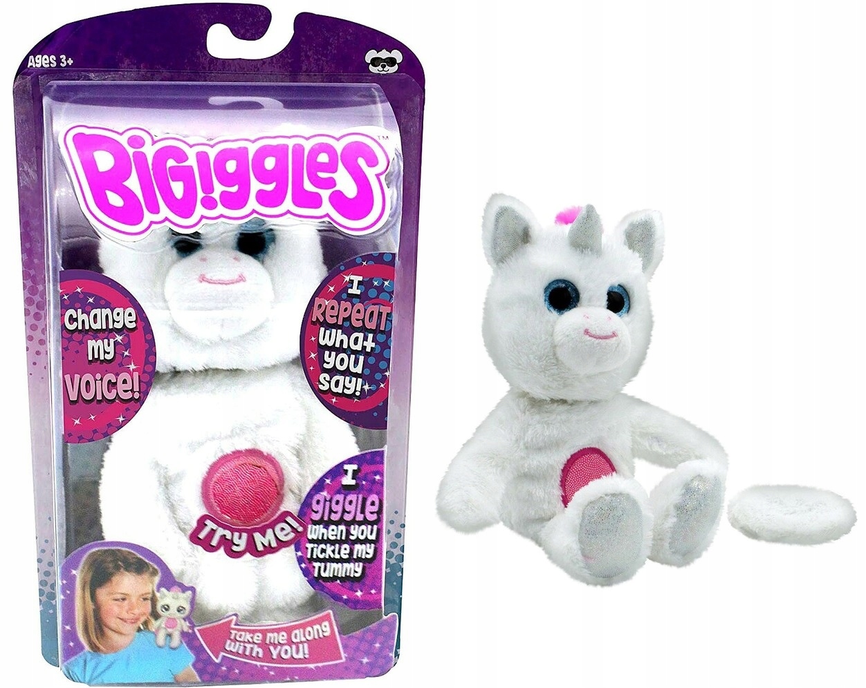 

Bigiggles Miś Interaktywny Misie Powtarza Mówi