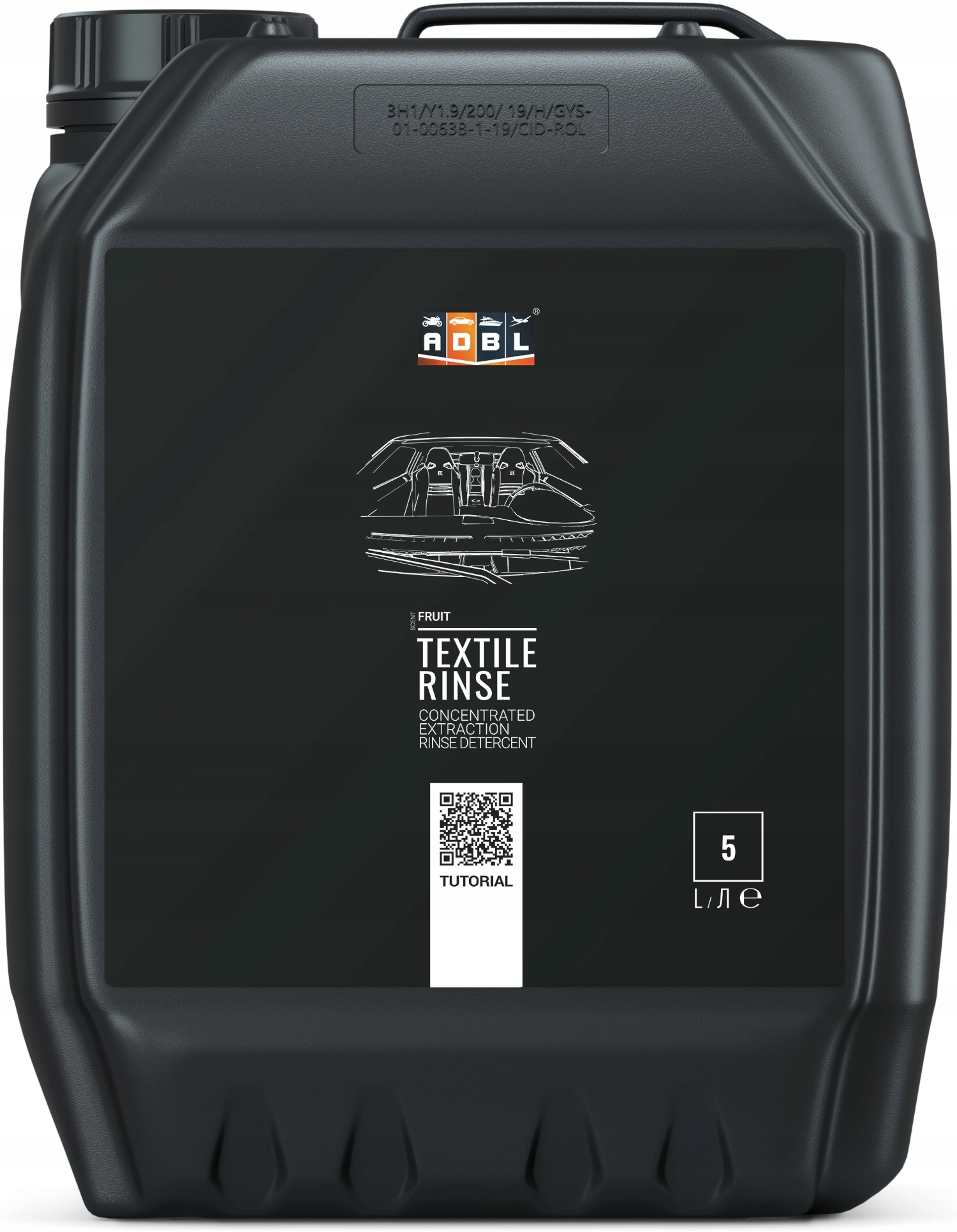 ADBL TEXTILE RINSE ДЛЯ СТИРКИ ОБИВКИ 5L