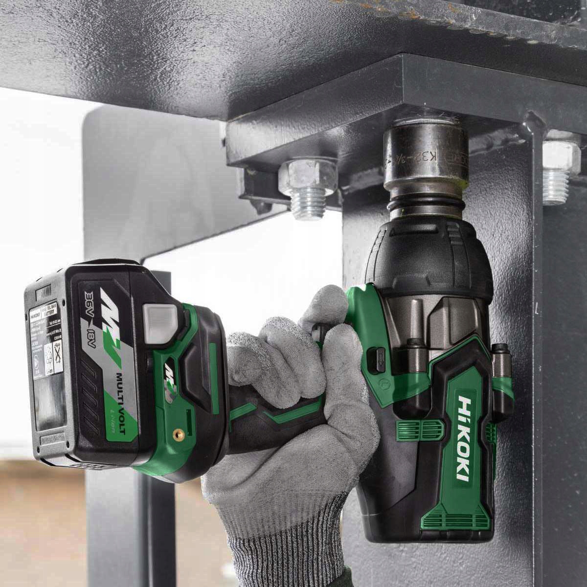 Akumulatorowy Klucz Udarowy 3/4" 36V IP56 HiKoki Zestaw Rozmiar trzpienia 3/4''