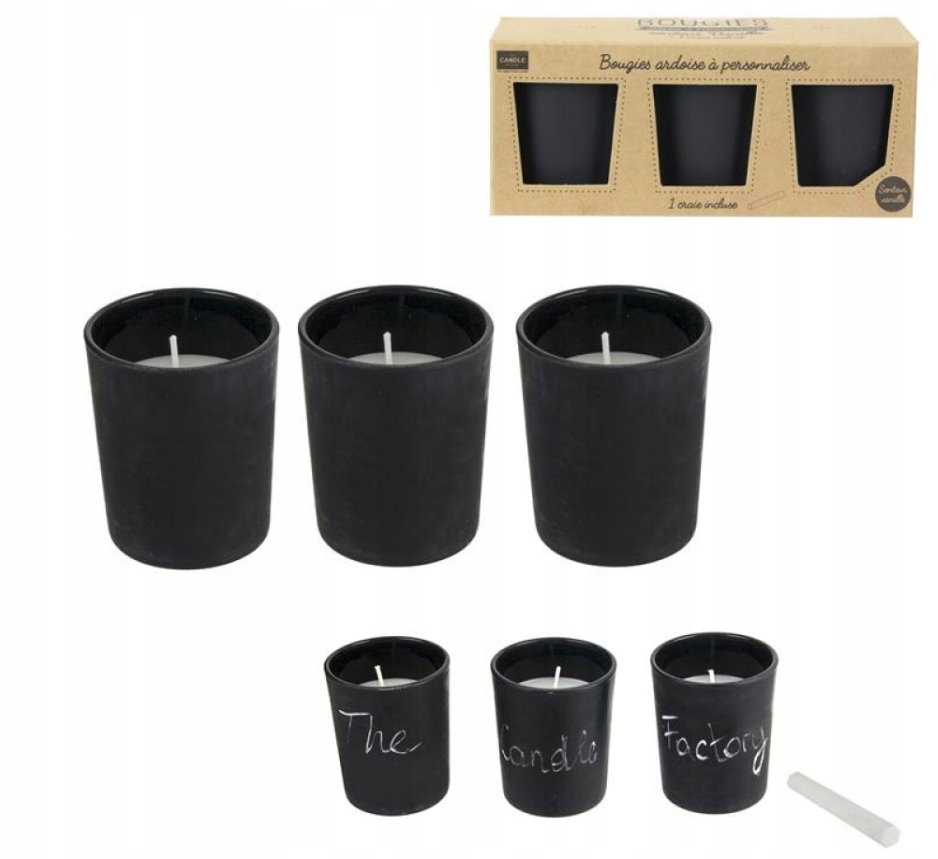 

zestaw Świec Kredowych powłoka do pisania Vanilia