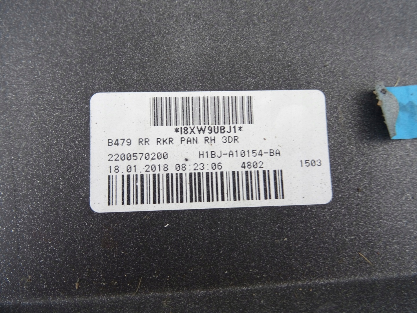 Ford Fiesta MK8 ST RS moulding threshold threshold right | GetMotor