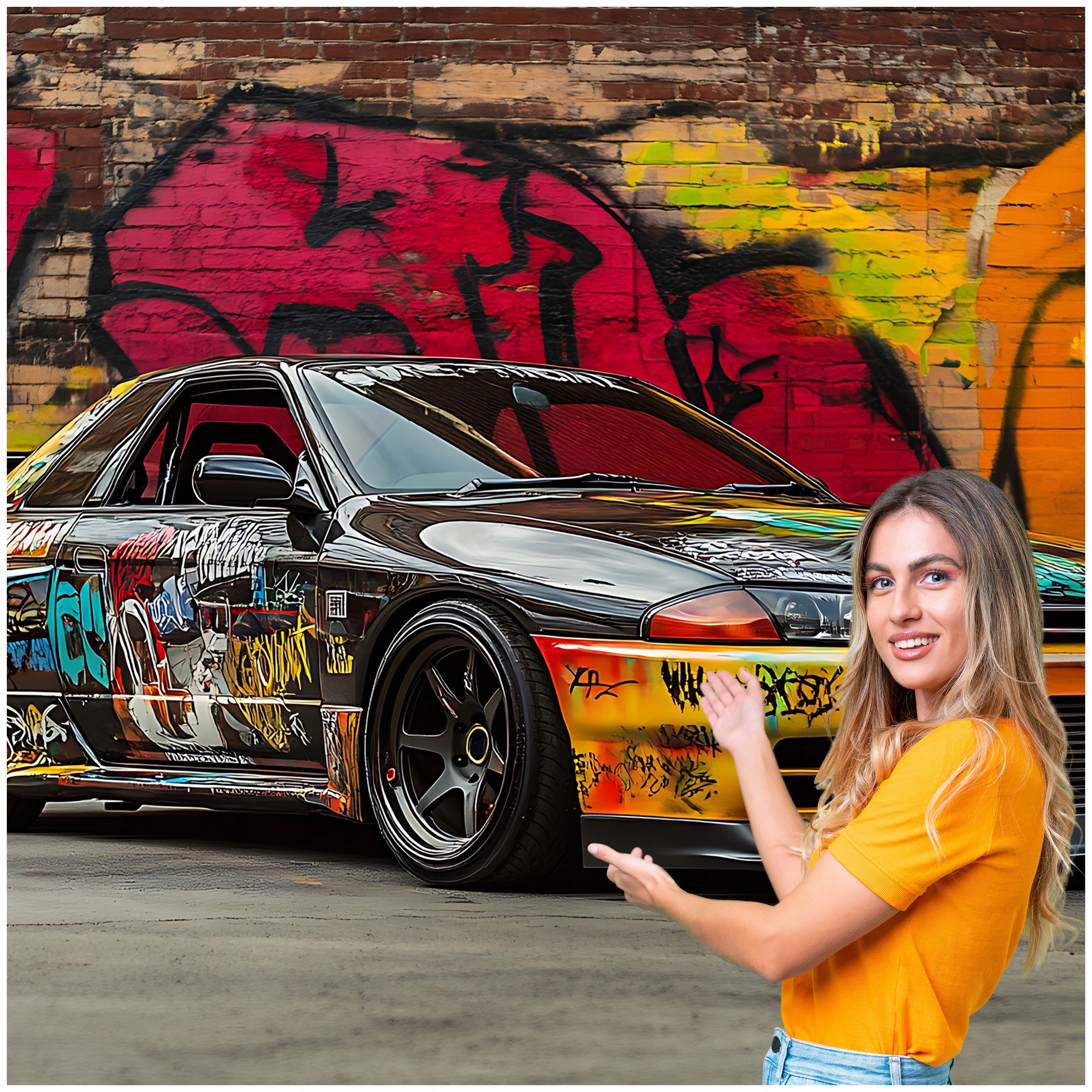 3D fototapeta pre mládež Auto Motocykel 392x260 DMSM29F