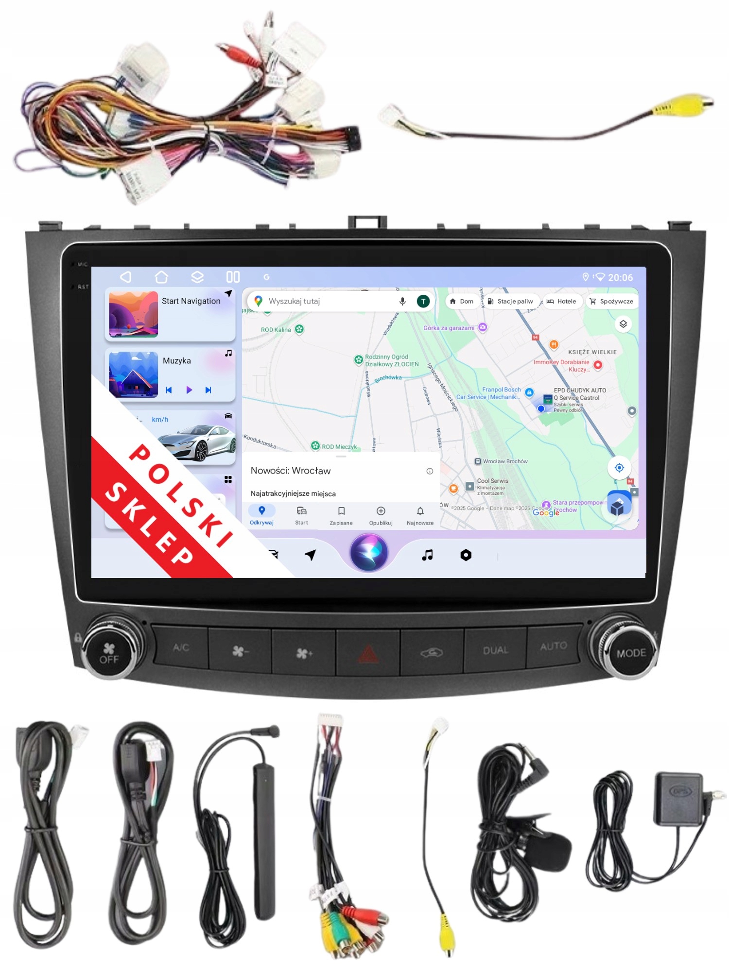 Rádio 2DIN Navigace Android Lexus Is 3/32 Gb Dsp Carplay Lte