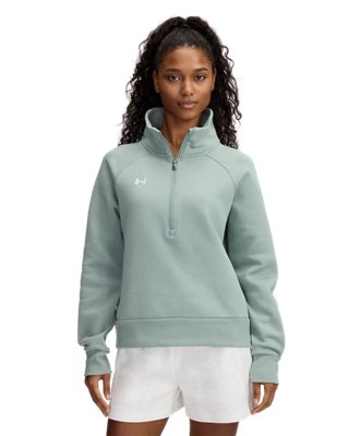 Bluza Damska Polarowa Under Armour Z Zamkiem Do Połowy Rival Fleece Hz Xs