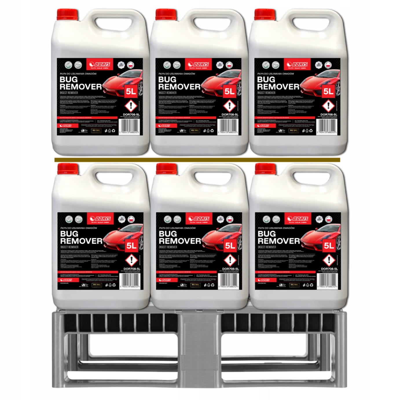 Doris Bug Remover Prostředek na odstraňování hmyzu 200L Sada 40ks x 5L