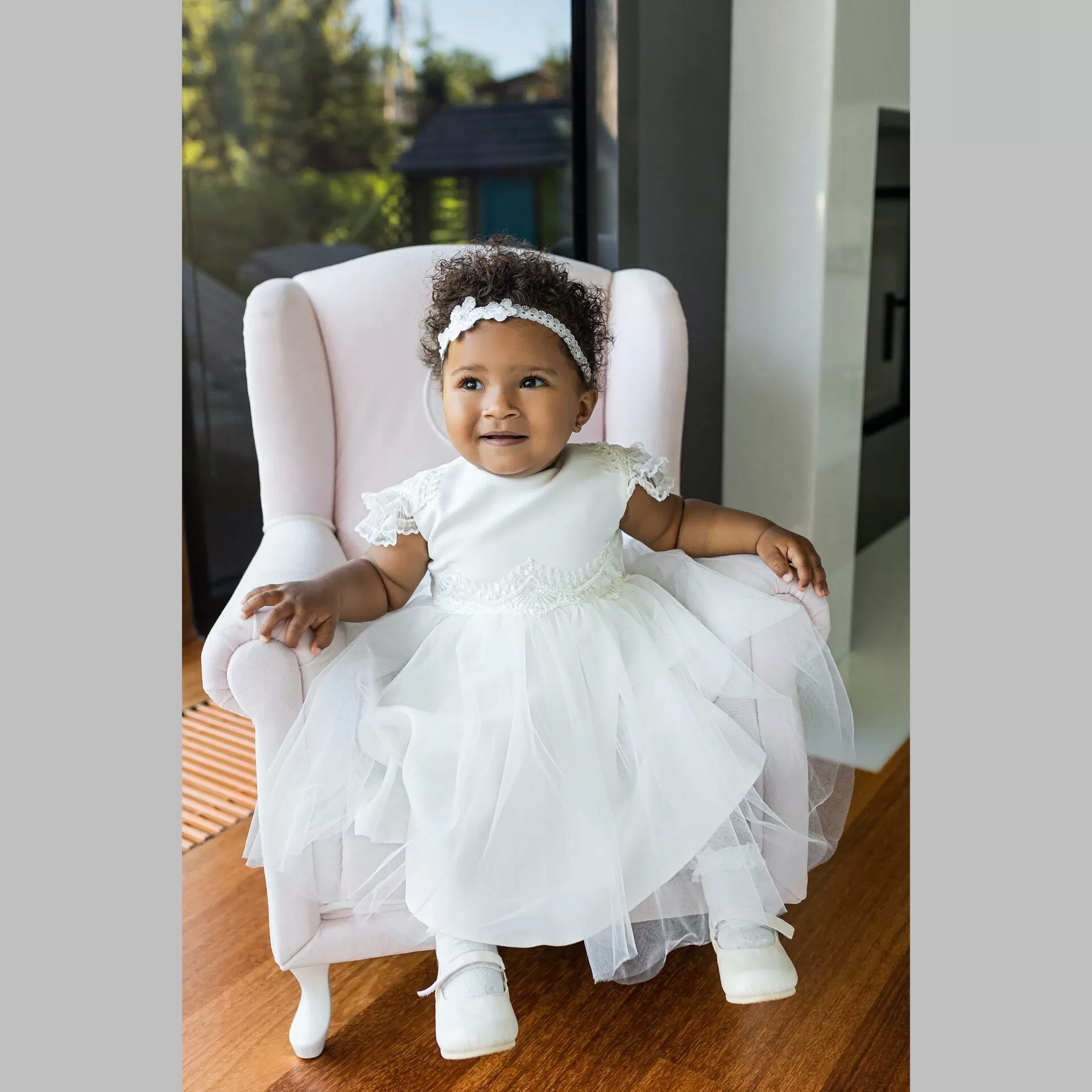 SUKIENKA JAŚMIN Z KRÓTKIM RĘKAWEM - 98