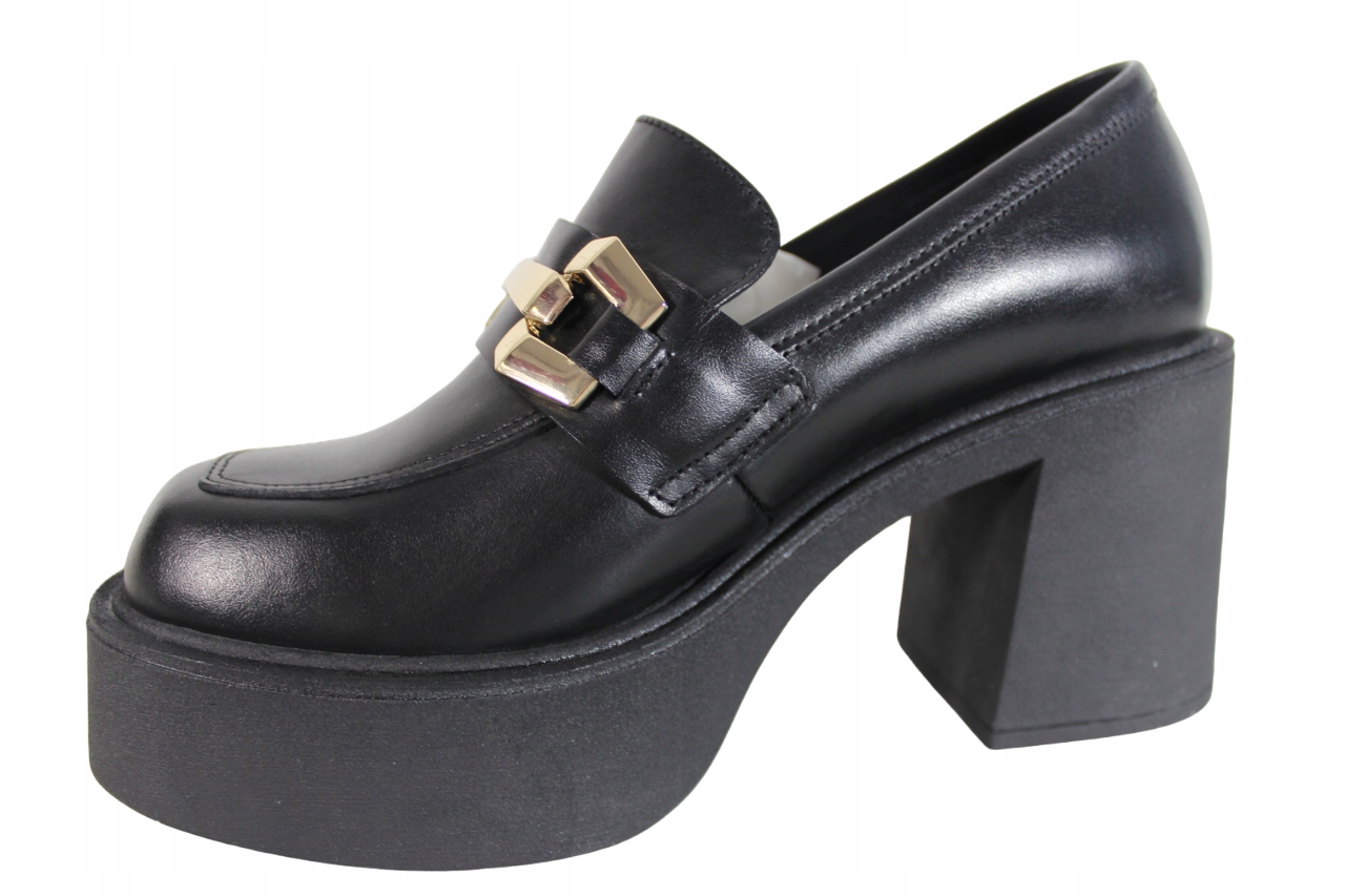 PÓŁBUTY KARINO 5180 R.37 SKÓRA CZARNE LICO Marka Karino