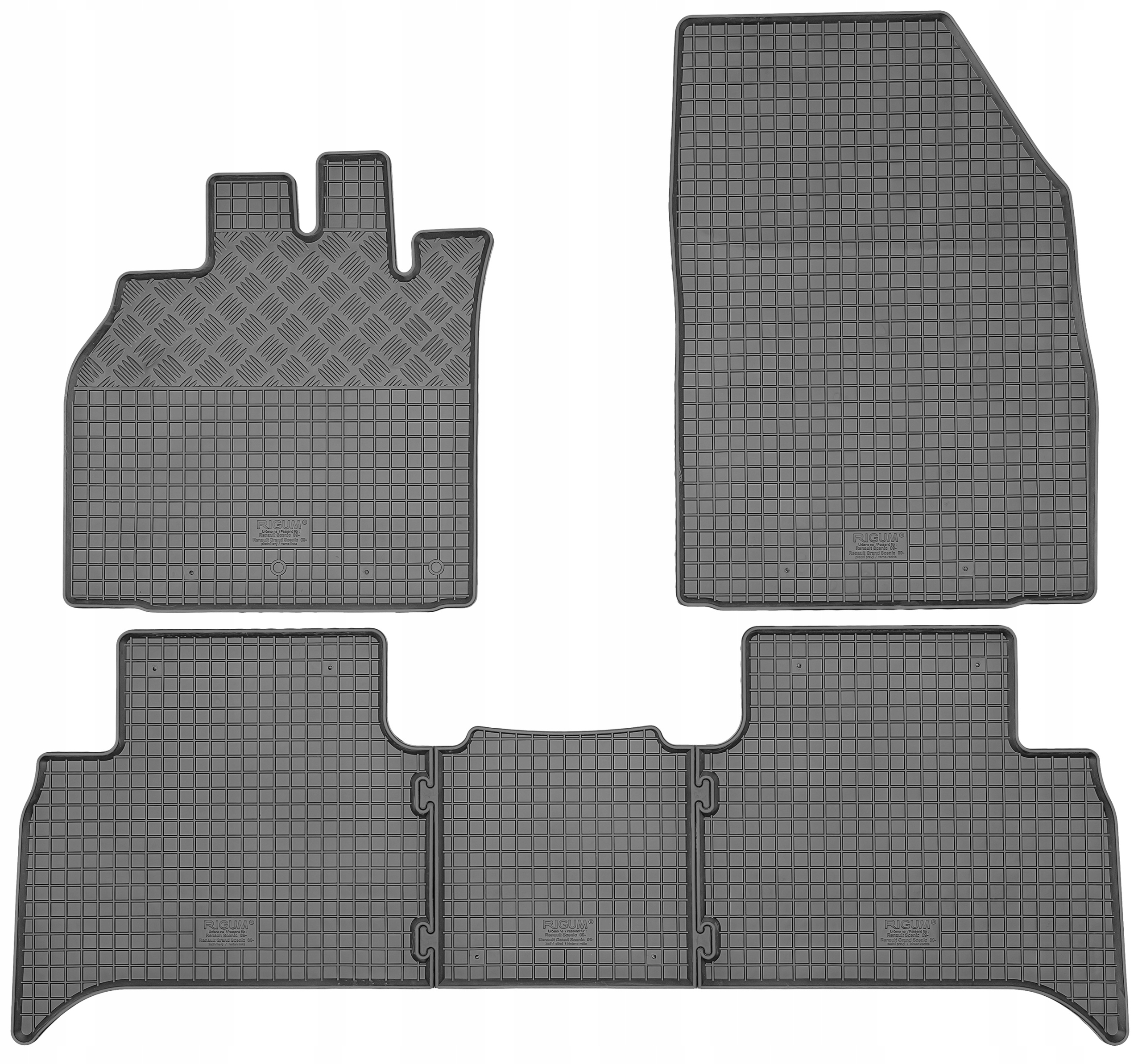 Renault Scenic III 2009-2016 Gumové autokoberce